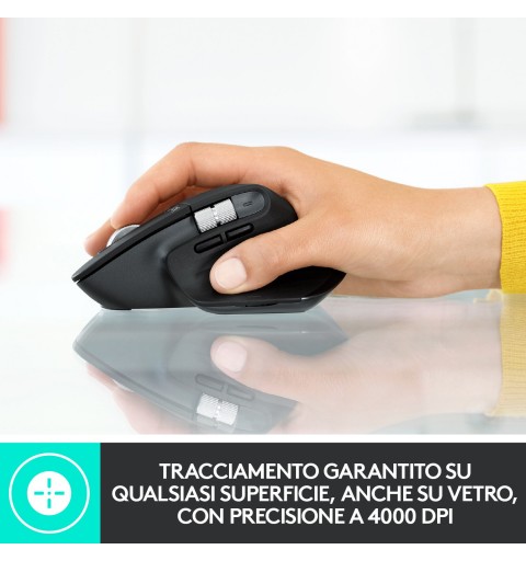 Logitech MX Master 3 Advanced Wireless Mouse Maus rechts RF kabellos + Bluetooth Laser 4000 DPI