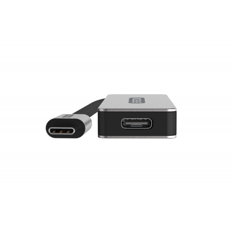 Sitecom CN-384 interface hub USB 3.2 Gen 1 (3.1 Gen 1) Type-C 5000 Mbit s Aluminium, Black