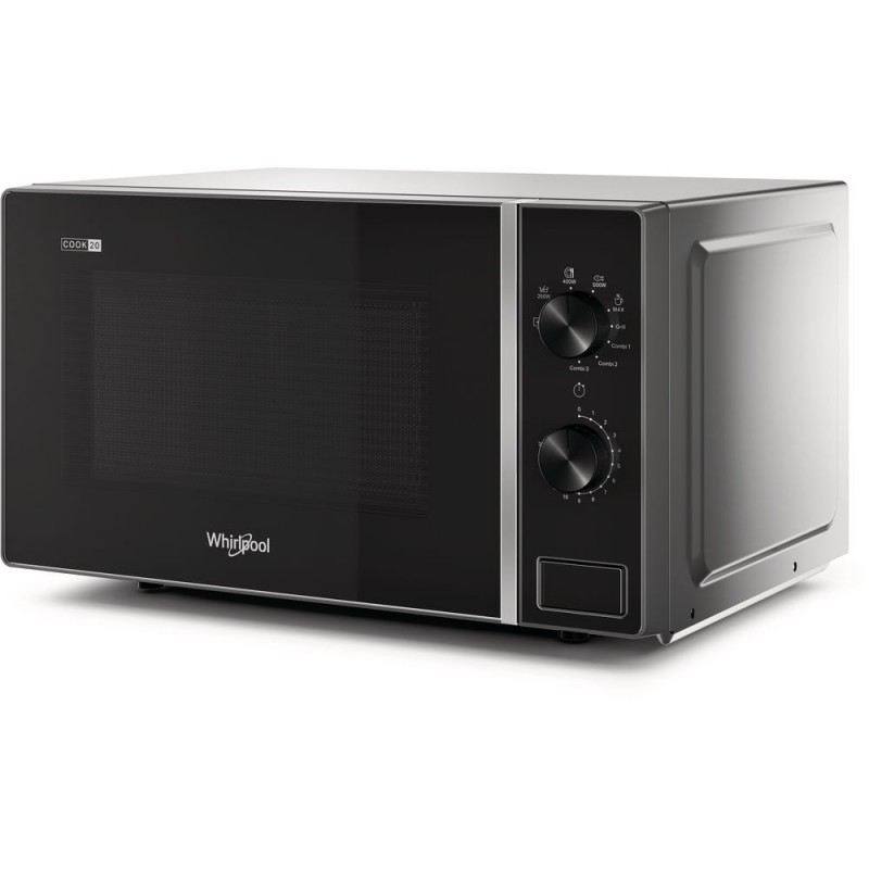 Whirlpool MWP 103 SB Comptoir Micro-ondes grill 20 L 700 W Noir, Argent