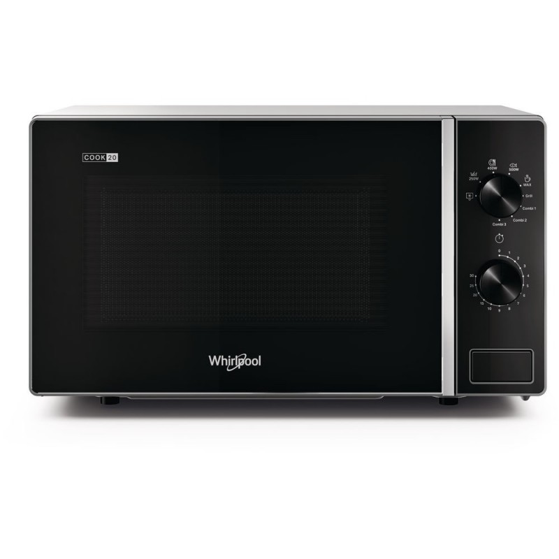 Whirlpool MWP 103 SB Comptoir Micro-ondes grill 20 L 700 W Noir, Argent