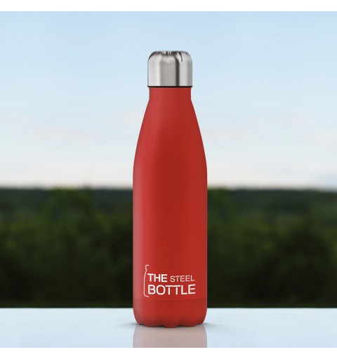 The Steel Bottle Classic Bicycle, Daily usage, Fitness, Hiking, Sports 500 ml Stainless steel Red