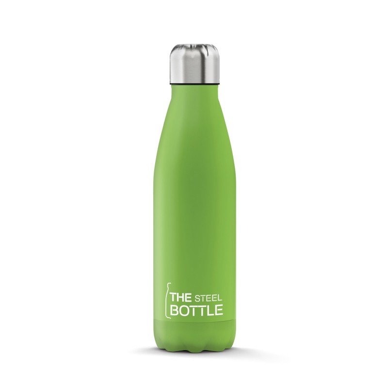 The Steel Bottle Classic Bicicleta, Uso diario, Fitness, Senderismo, Deportes 500 ml Acero inoxidable Verde