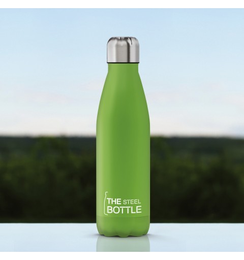The Steel Bottle Classic Bicycle, Daily usage, Fitness, Hiking, Sports 500 ml Stainless steel Green