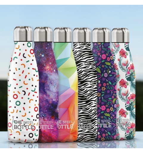 The Steel Bottle Art Series Bicycle, Daily usage, Fitness, Hiking, Sports 500 ml Stainless steel Multicolour