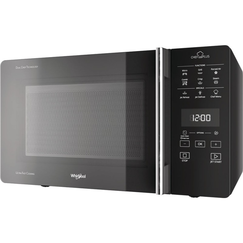 Whirlpool MCP 359 SL Comptoir Micro-onde combiné 25 L 800 W Argent, Noir