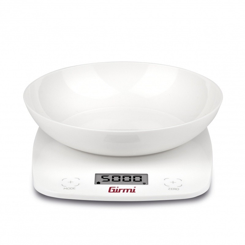 Girmi PS01 Bianco Superficie piana Rotondo Bilancia da cucina elettronica