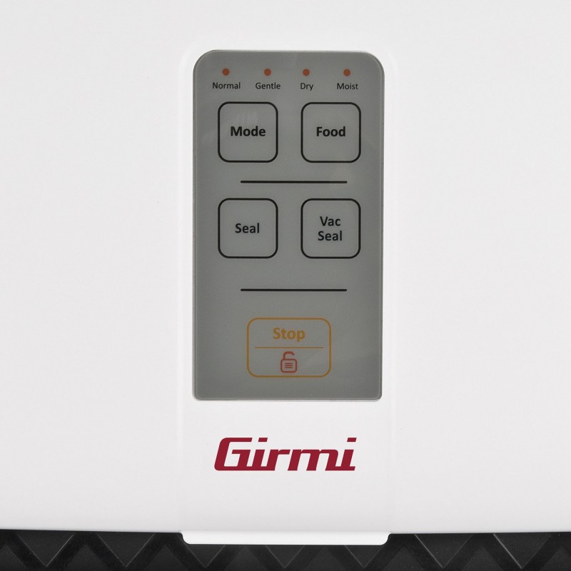 Girmi VT51 sellador al vacío 600 mbar Negro, Blanco