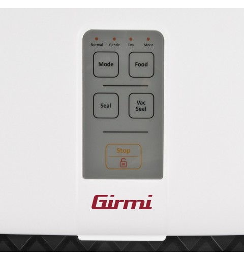 Girmi VT51 sellador al vacío 600 mbar Negro, Blanco