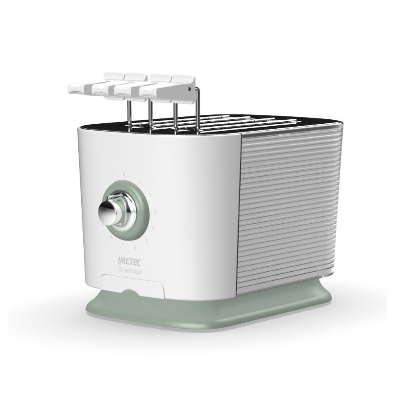 Imetec GranToast 2 part(s) 600 W Vert, Blanc