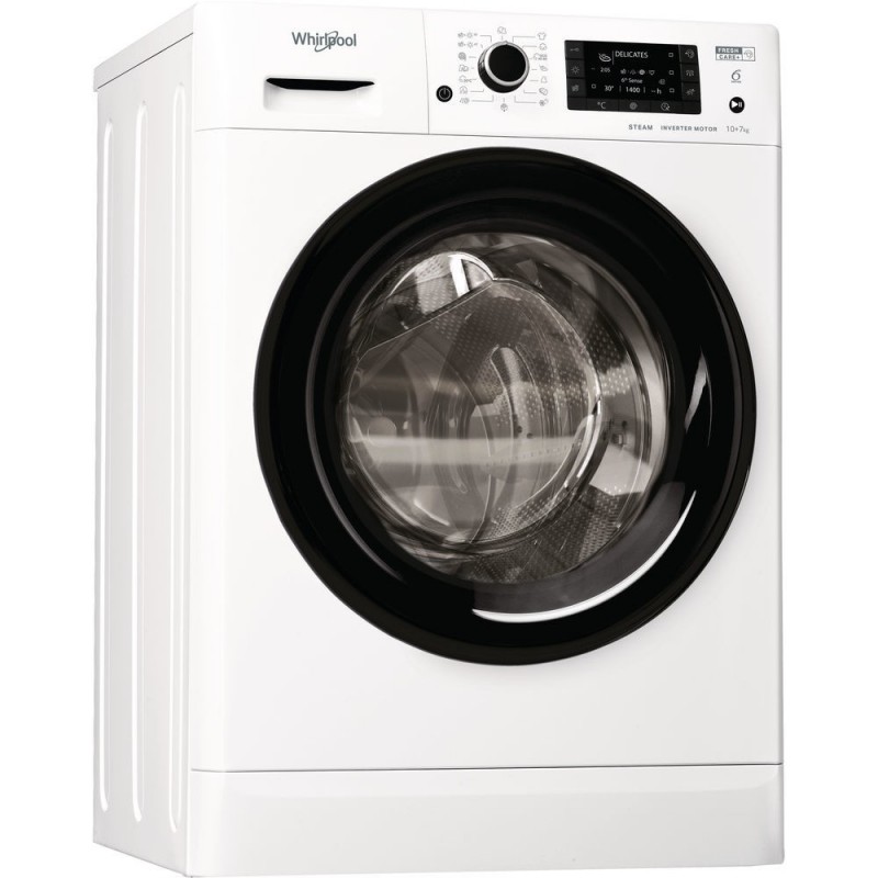 Whirlpool FWDD 1071682 WBV EU N lavadora-secadora Independiente Carga frontal Blanco E