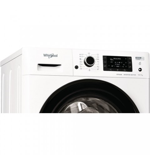 Whirlpool FWDD 1071682 WBV EU N lavasciuga Libera installazione Caricamento frontale Bianco E