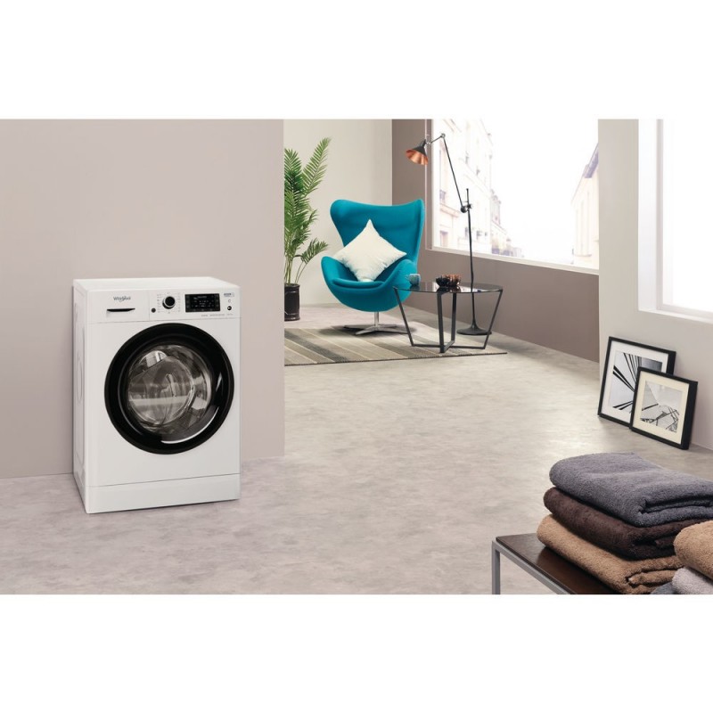 Whirlpool FWDD 1071682 WBV EU N machine à laver avec sèche linge Autoportante Charge avant Blanc E