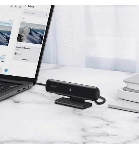 AUKEY PC-W1 cámara web 2 MP USB Negro