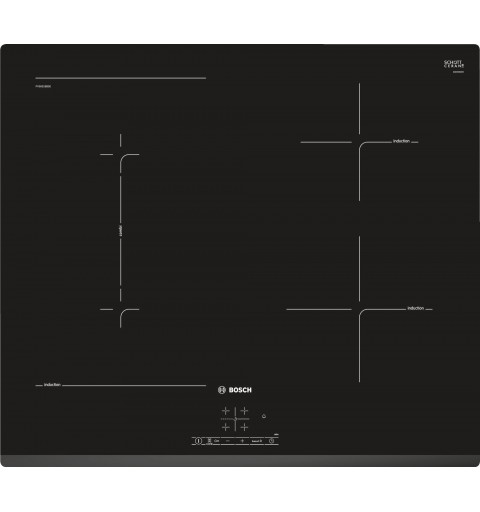 Bosch Serie 4 PVS631BB5E hob Black Built-in 60 cm Zone induction hob 4 zone(s)