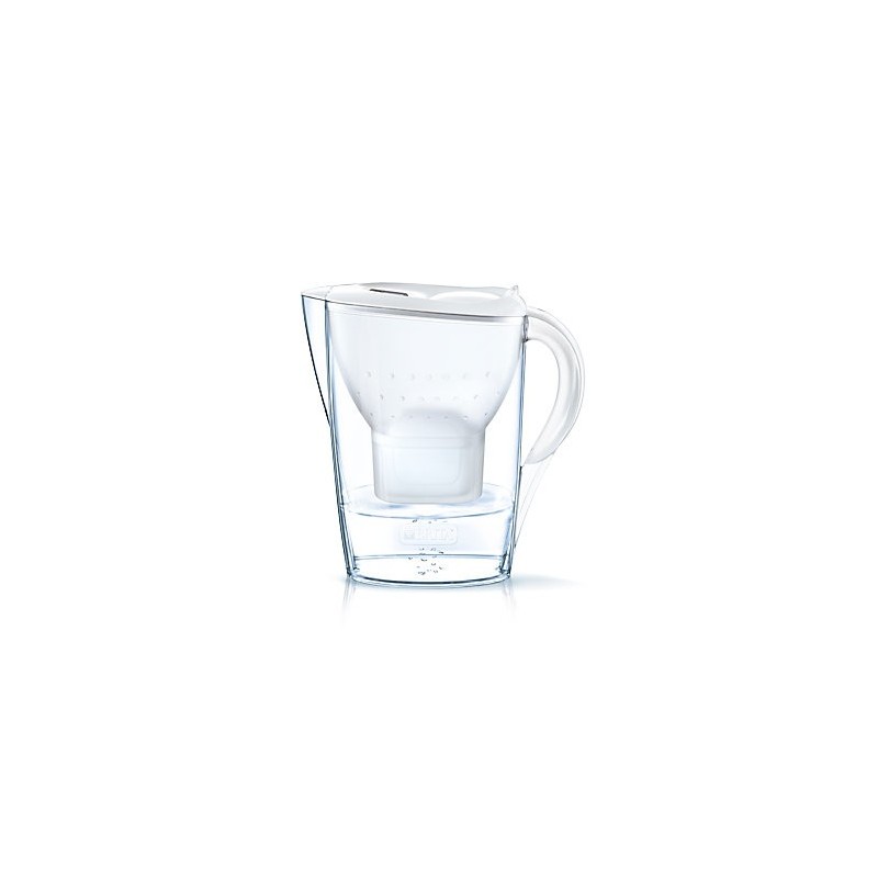 Brita 1024045 filtro de agua Filtro de agua para jarra 2,4 L Transparente, Blanco
