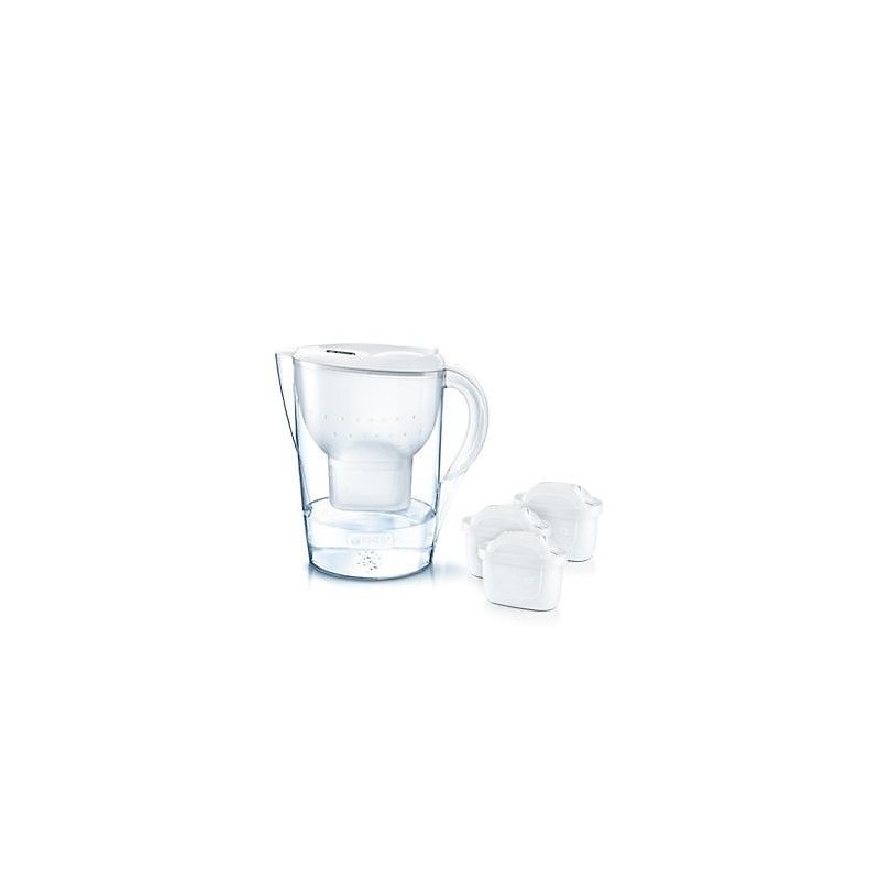 Brita 1024045 Filtraggio acqua Caraffa filtrante 2,4 L Trasparente, Bianco