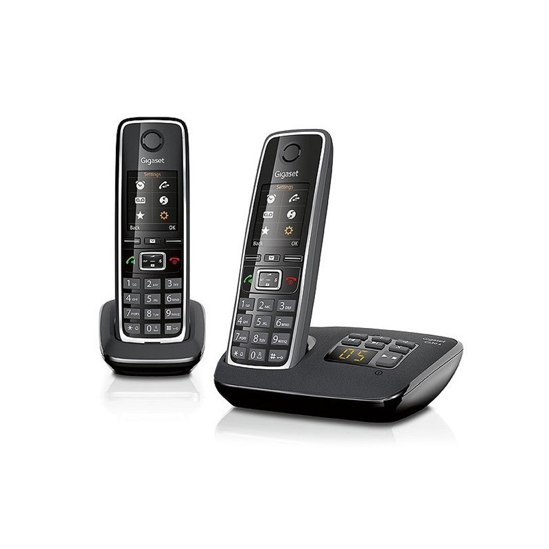 Gigaset C530A DUO Telefono DECT Identificatore di chiamata Nero