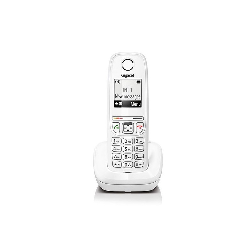 Gigaset AS405 DECT-Telefon Anrufer-Identifikation Weiß
