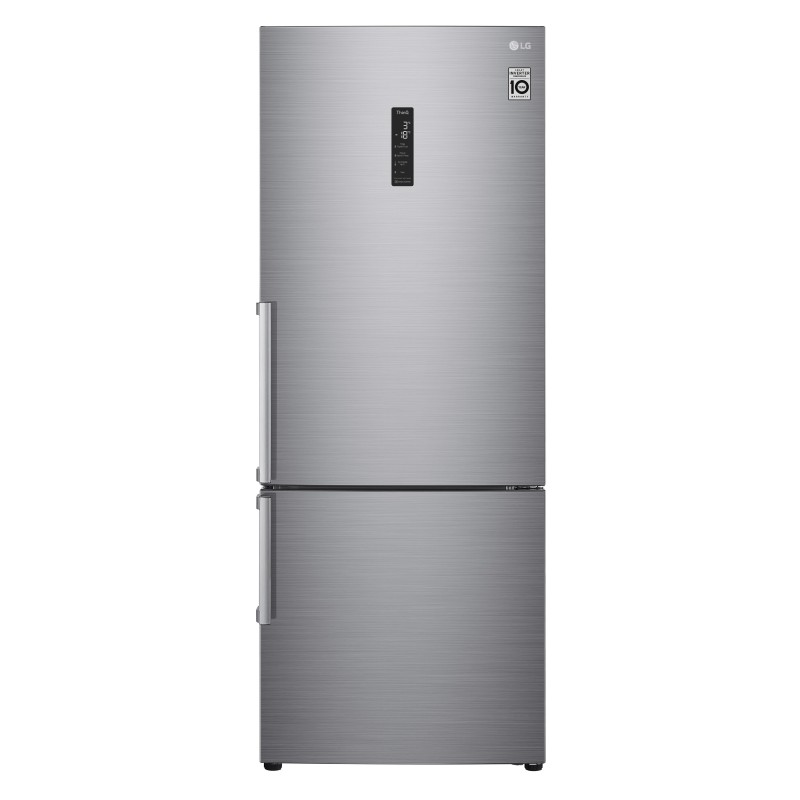 LG GBB567PZCMB fridge-freezer Freestanding 462 L E Stainless steel