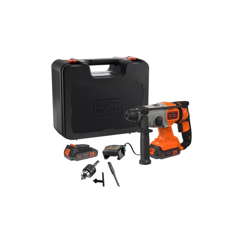 Black & Decker BCD900E2K-QW Bohrmaschine 1880 RPM SDS Plus