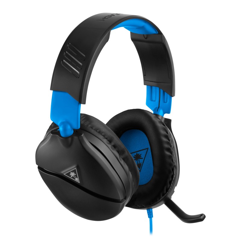 Turtle Beach Recon 70p Gaming Headset for PS5, PS4, Xbox, Switch PC - Black & Blue