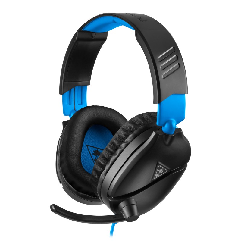 Turtle Beach Recon 70p Gaming Headset for PS5, PS4, Xbox, Switch PC - Black & Blue
