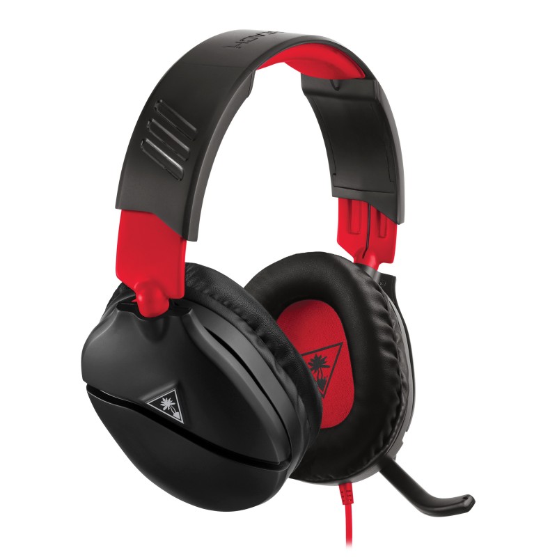 Turtle Beach Recon 70N Gaming Headset for Nintendo Switch, PS5, PS4, Xbox, PC - Black & Red