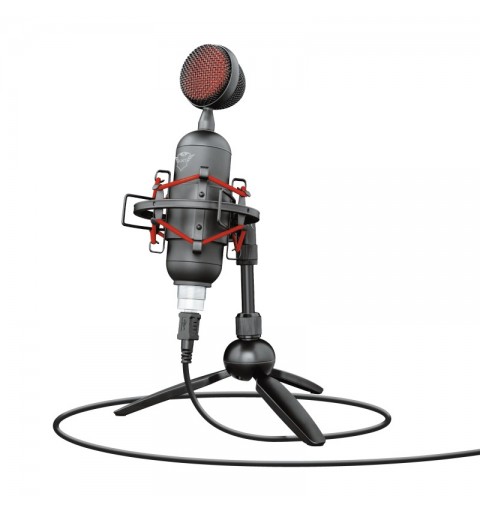 Trust GXT 244 Buzz Noir, Rouge Microphone de PC
