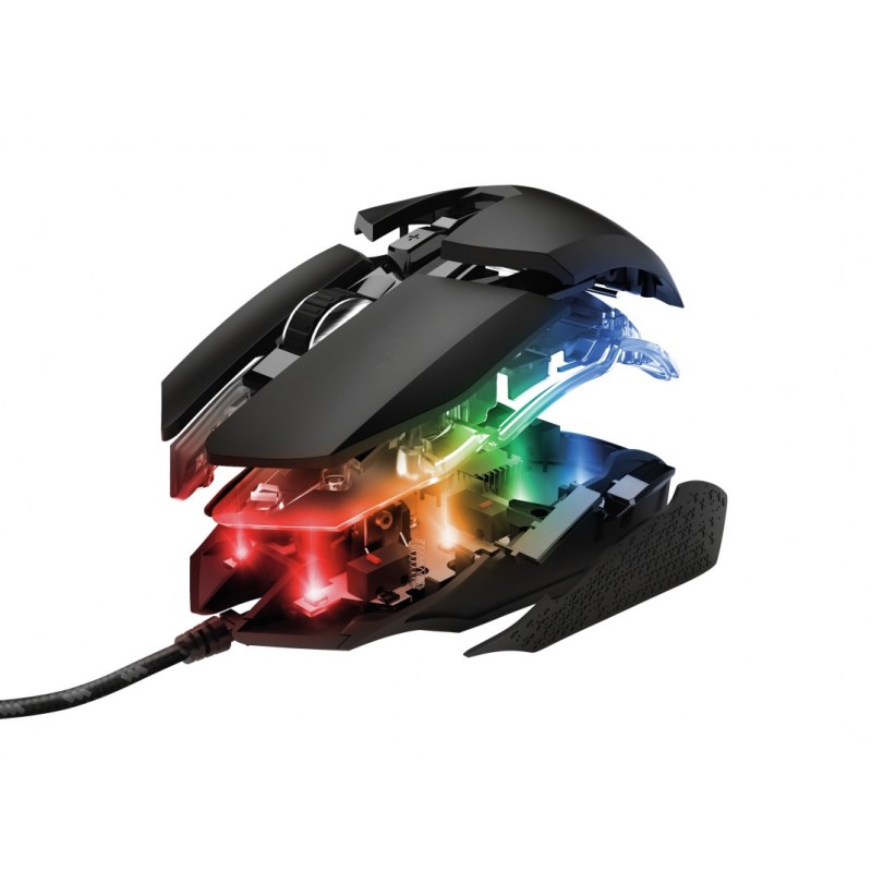 Trust GXT 950 Idon mouse Ambidestro USB tipo A Ottico 6000 DPI