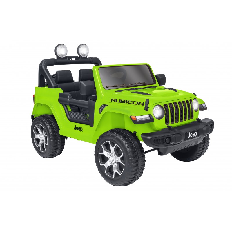 E-Spidko Jeep Wrangler Rubicon Lime 12V