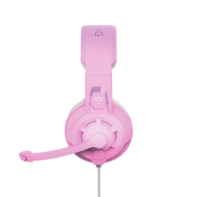 Trust GXT 411P Radius Headset Wired Head-band Pink, White