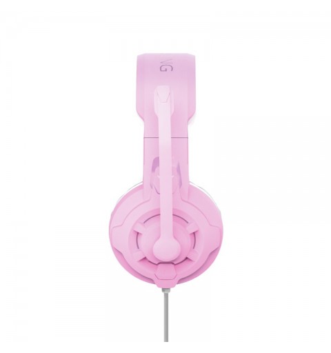 Trust GXT 411P Radius Headset Wired Head-band Pink, White