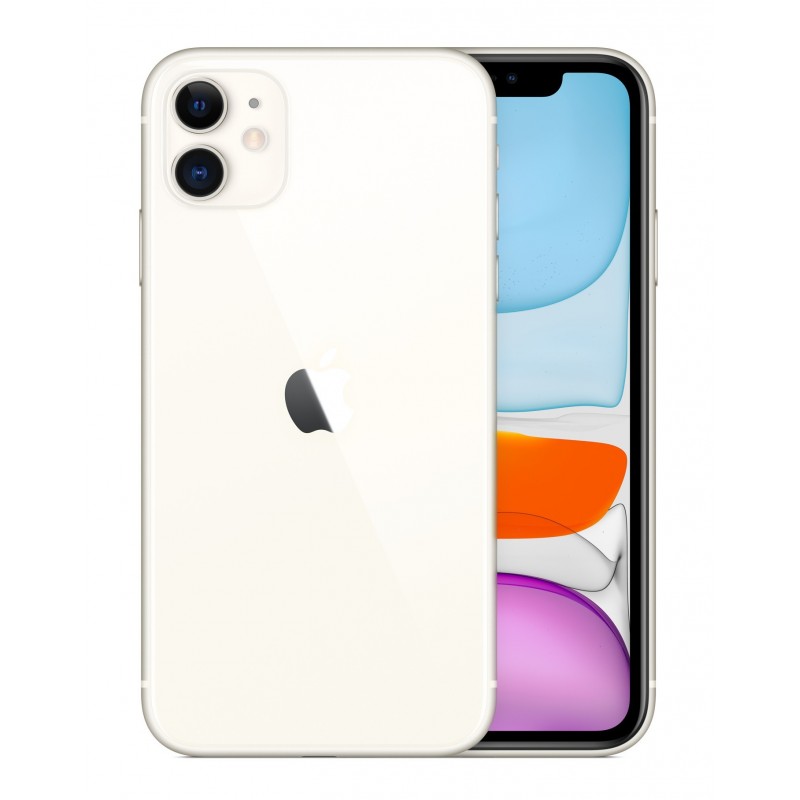 Apple iPhone 11 15,5 cm (6.1") SIM doble iOS 14 4G 128 GB Blanco