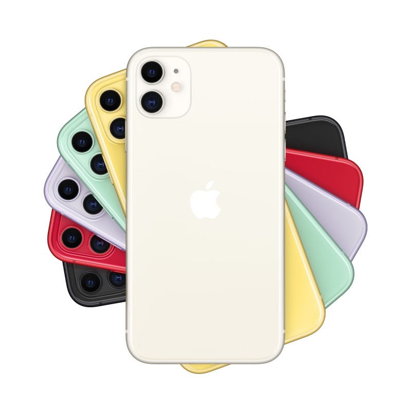 Apple iPhone 11 15,5 cm (6.1 Zoll) Dual-SIM iOS 14 4G 128 GB Weiß