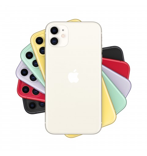Apple iPhone 11 15,5 cm (6.1 Zoll) Dual-SIM iOS 14 4G 128 GB Weiß