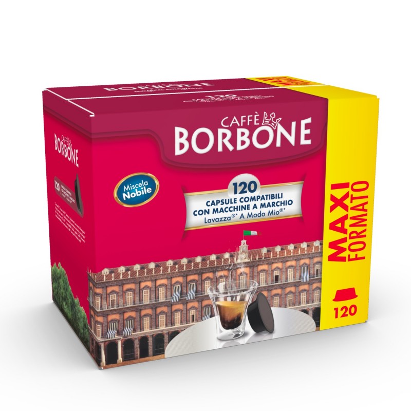 Caffe Borbone AMSBLUNOBILE120P capsule et dosette de café Capsule de café 120 pièce(s)