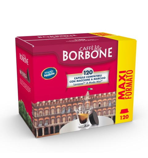 Caffe Borbone Capsula Compatibile con macchine a marchio Lavazza *A Modo Mio* 120 pz