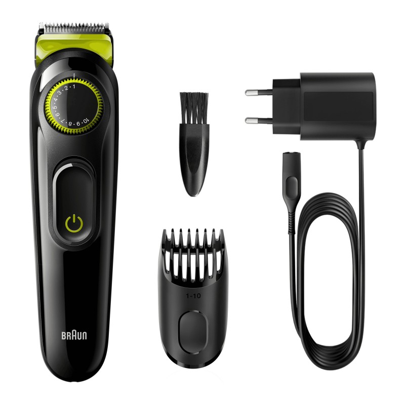 Braun BeardTrimmer 81704979 tondeuse à barbe Vert