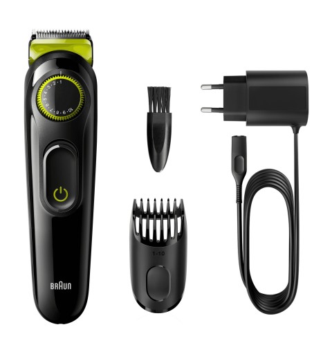 Braun BeardTrimmer 81704979 tondeuse à barbe Vert