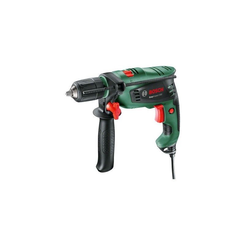 Bosch EasyImpact 550 3000 Giri min Senza chiave 1,5 kg Nero, Verde