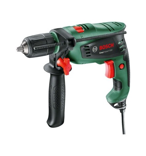 Bosch EasyImpact 550 3000 Giri min Senza chiave 1,5 kg Nero, Verde