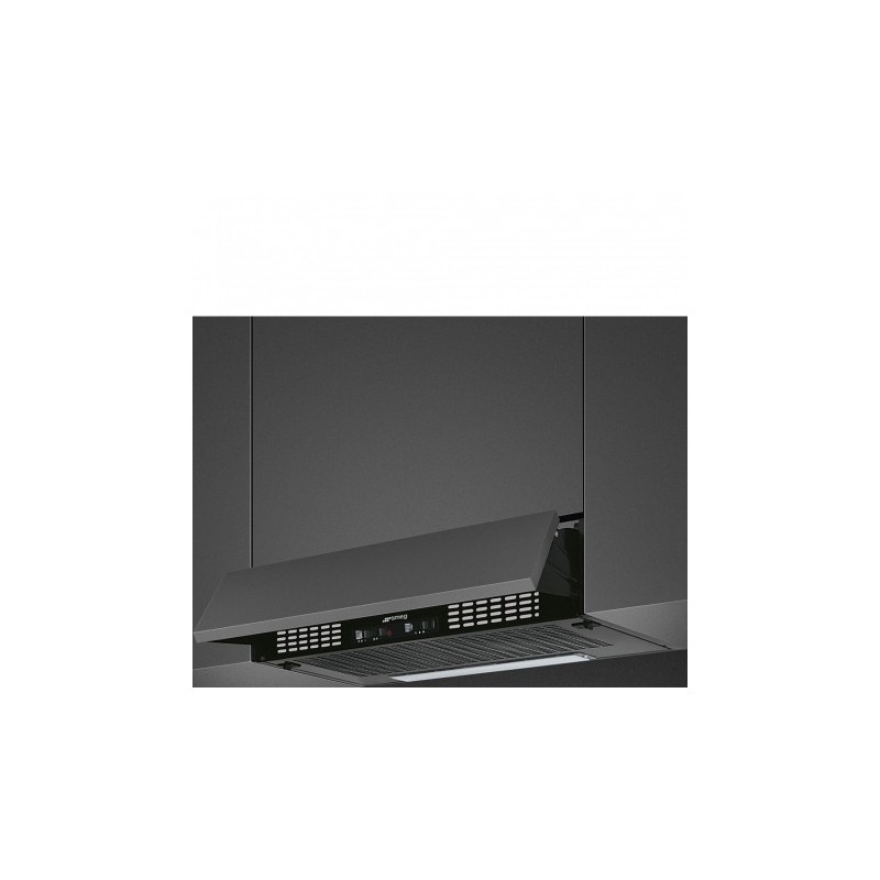 Smeg KSEIR62NE2 cooker hood Built-in Black 225 m³ h D