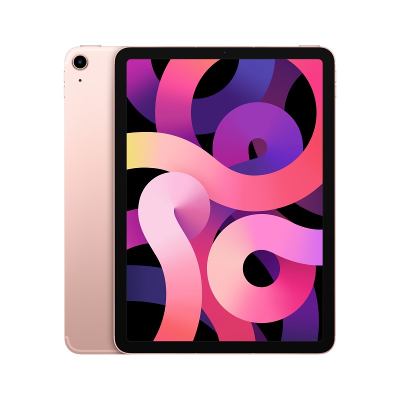 Apple iPad Air 4G LTE 256 Go 27,7 cm (10.9") 4 Go Wi-Fi 6 (802.11ax) iOS 14 Or rose