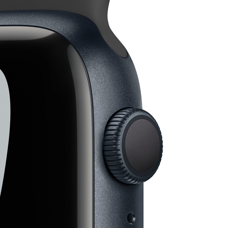 Apple Watch Nike Series 7 45 mm OLED Schwarz GPS