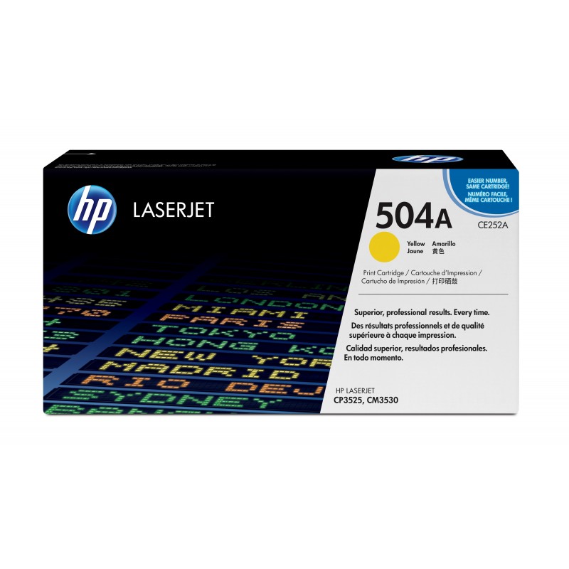 HP 504A Gelb Original LaserJet Tonerkartusche