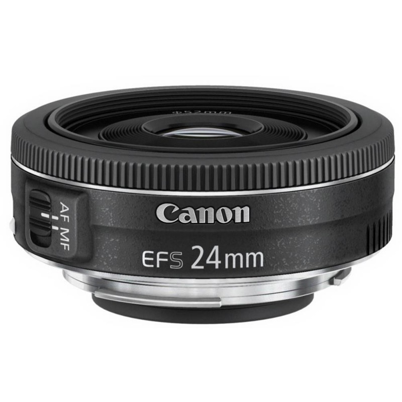 Canon EF-S 24mm f 2.8 STM Weitwinkelobjektiv Schwarz