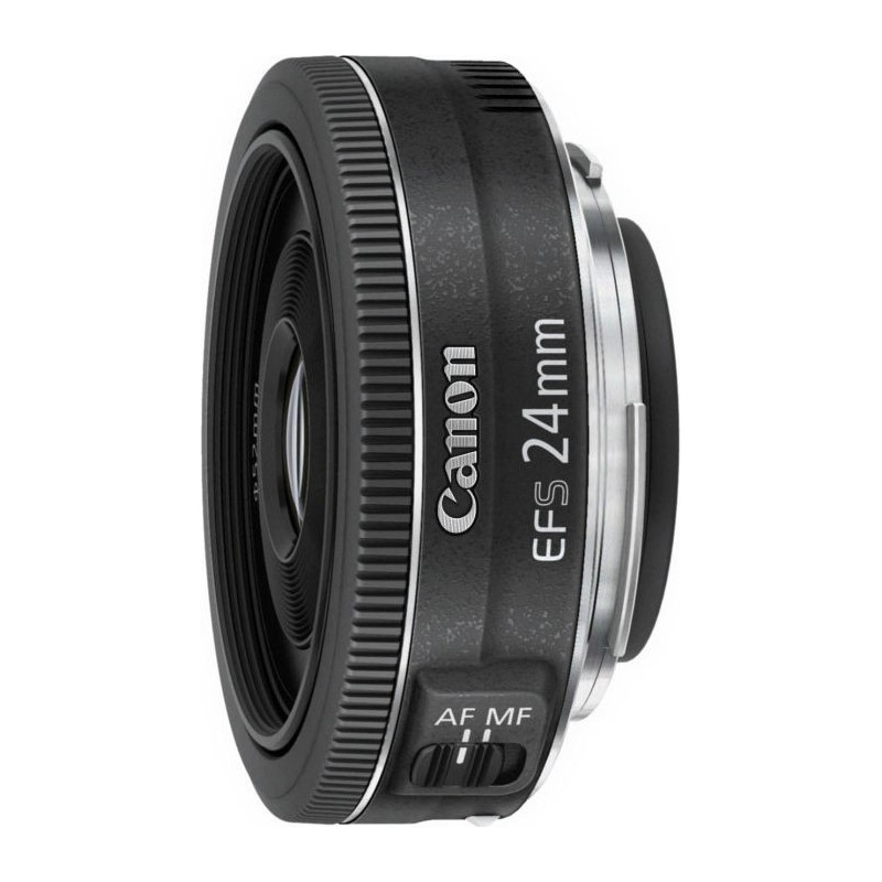 Canon EF-S 24mm f 2.8 STM Obiettivo ampio Nero