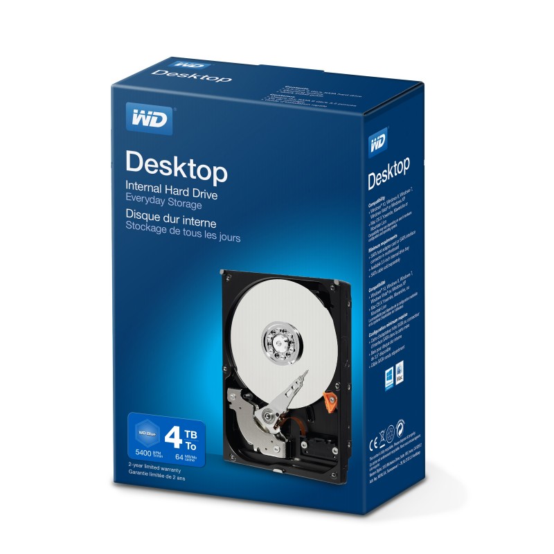 Western Digital Desktop Everyday 3.5" 4000 Go Série ATA III