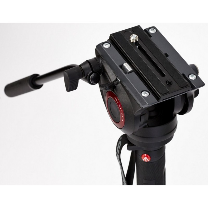 Manfrotto MVMXPRO500 monopiede per fotocamera 1 4, 3 8" Alluminio Nero