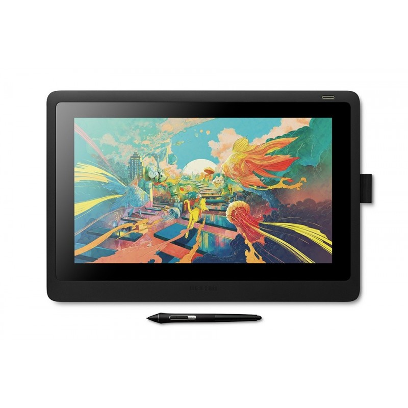 Wacom Cintiq 16 graphic tablet Black 5080 lpi 344.16 x 193.59 mm